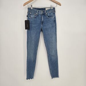 NWT Rag & Bone $225 Cate Mid Rise Ankle Skinny Jeans Womens/Girls 24" Waist